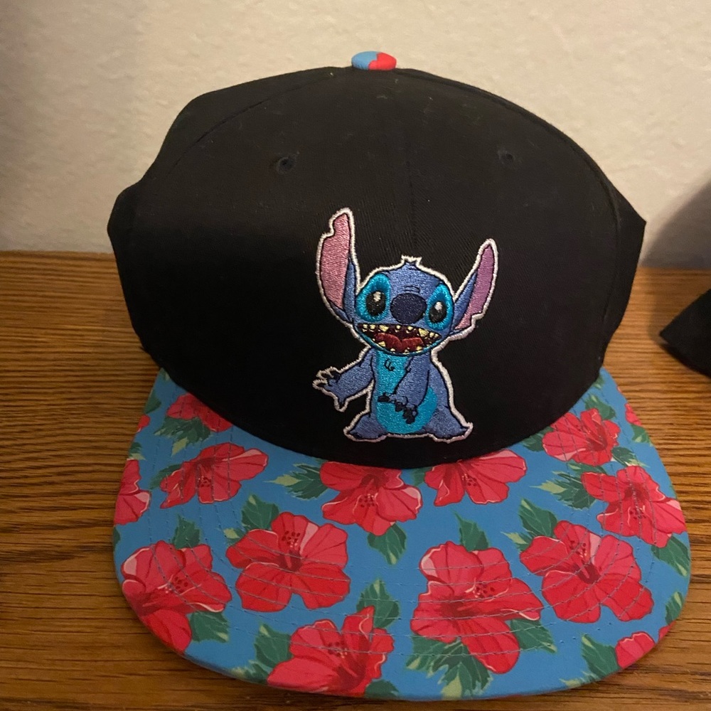 Stitch Flat Bill Hat